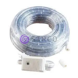 Новогодняя уличная гирлянда Xmas Rope Light Дюралайт шланг Белый (10 метров) 12k01p005v2 фото