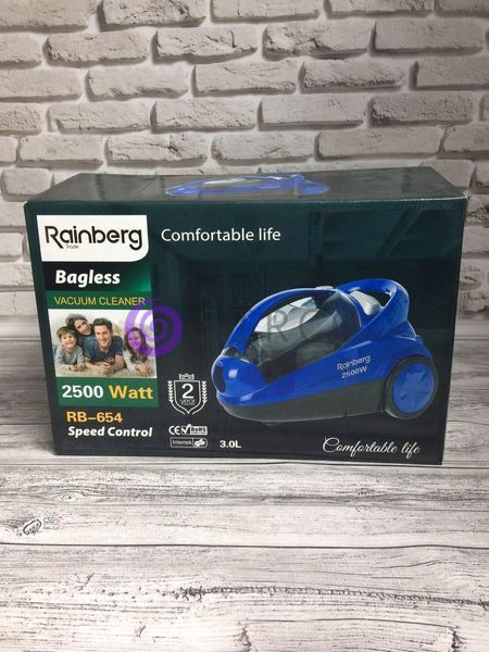 Контейнерный Пылесос Rainberg RB-654 для сухой уборки мощностью 2500W 01k13p006 фото