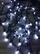 Новогодняя гирлянда Бахрома 96 Led 3.5 м (черный провод, холодный белый) 12k01p116v2 фото 4