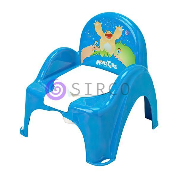 Горшок - стульчик для детей с музыкой "Монстрики" (голубой) Tega Baby/PO-027-126/(SB) 03k20p047 фото