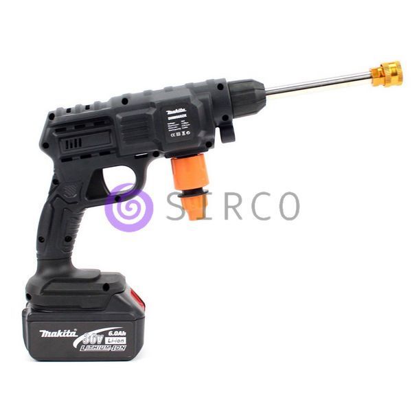 Акумуляторна ручна мийка Makita DHW060ZK (36V, 5Ah, 26bar, 1 АКБ) антивібраційна система, у кейсі 04k10p003v1 фото