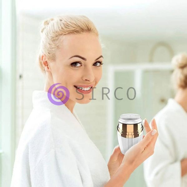 Массажная Сверхмягкая Щетка для чистки лица с насадками 3 в 1 Soniс Facial Cleansing Drush Withv (205) 07k02p009 фото