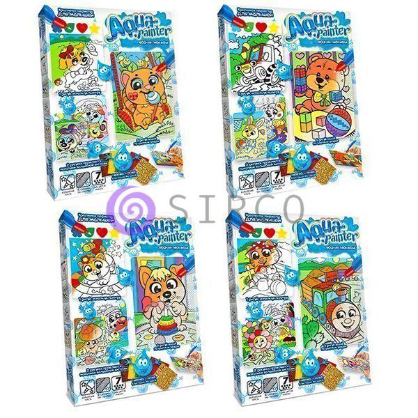 Набір для творчості "Водна розмальовка" Aqua Painter/18 (IGR24) 03k12p080 фото