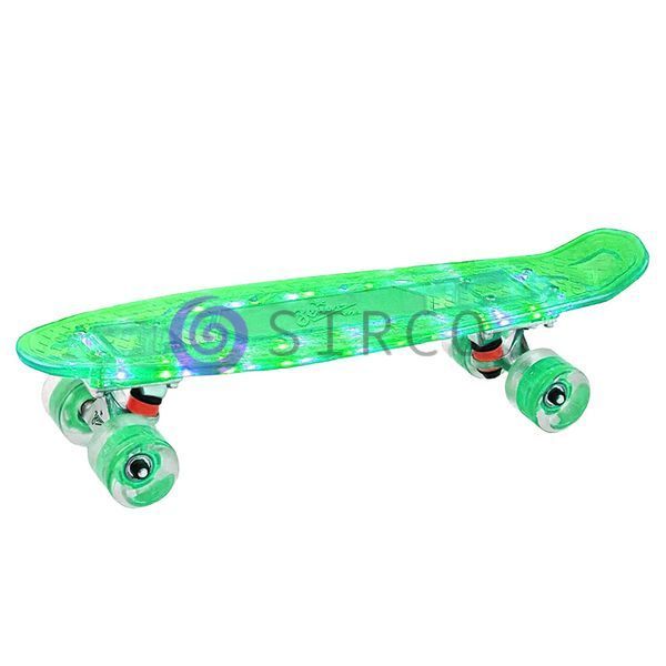 Скейт Penny Board светящиеся, Зеленый 13k03p001v3 фото