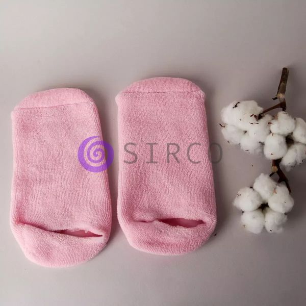 Зволожуючі гелеві шкарпетки для домашнього догляду SPA Gel Socks Рожеві 07k02p003 фото