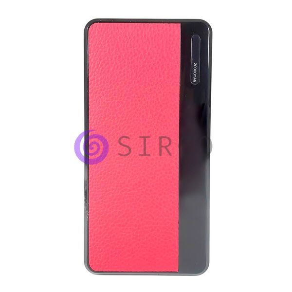 Портативное зарядное устройство-повербанк micro-usb, type-c, usb-a УМБ Power Bank 20000 mAh Красный 11k12p302v1 фото