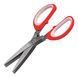 Ножиці для шинкування зелені Herb Scissors 5 гострих лез Червонi/211 10k03p084v1 фото 2