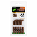 Набір безпечних кліпс &mdash; короповий монтаж для кріплення грузила, кутовий відвід, boyaBY B-2510/TZ-02 6 шт (5650) 02k04p588v2 фото 2