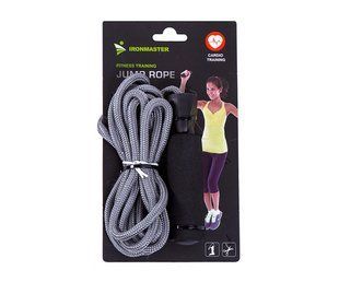 Скакалка IronMaster, 2.75 м с плетеным канатом IR97142 02k07p049 фото