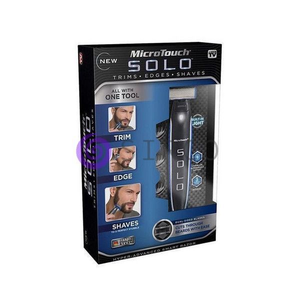 Триммер Micro Touch Solo | машинка для стрижки бороды 3 в 1 (В) 08k02p015 фото