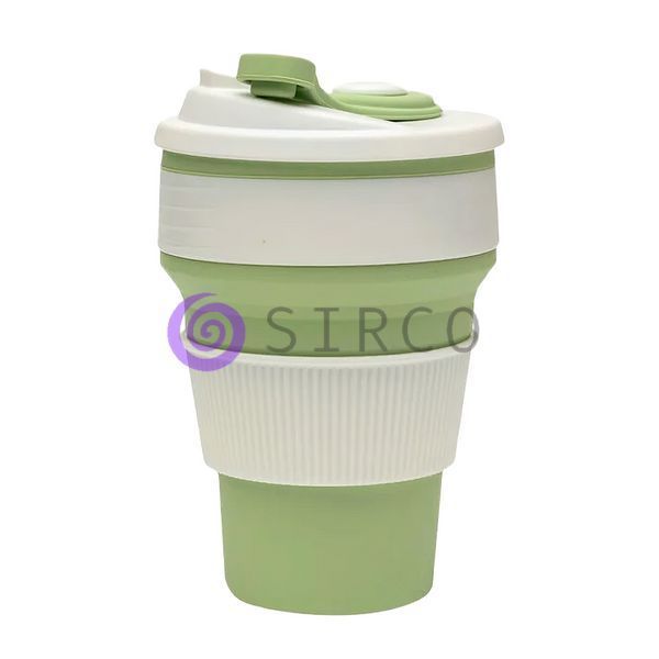 Силиконовый стакан складной Silicon Magic Cup Зеленый 02k03p014v3 фото