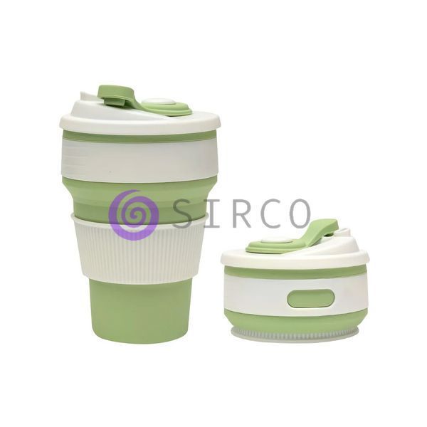 Силиконовый стакан складной Silicon Magic Cup Зеленый 02k03p014v3 фото