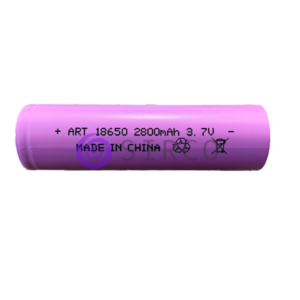 Акумуляторна батарея 18650 2800mAh 3,7V Бузковий 11k12p424 фото