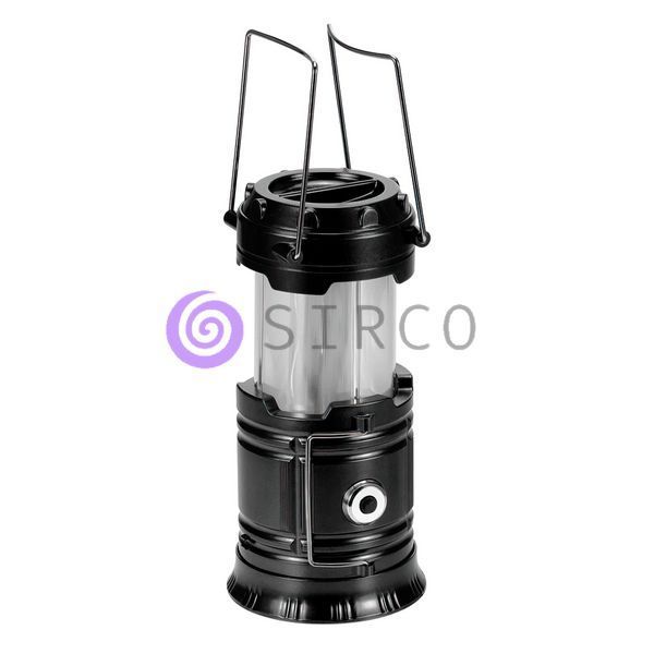 Кемпінговий акумуляторний ліхтар Black Orion OR-5800T, сонячна панель Чорний 02k11p018v2 фото