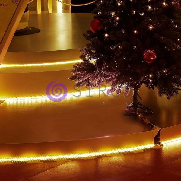 Новогодняя уличная гирлянда Xmas Rope Light Дюралайт шланг Теплый (50 метров) 12k01p007v3 фото
