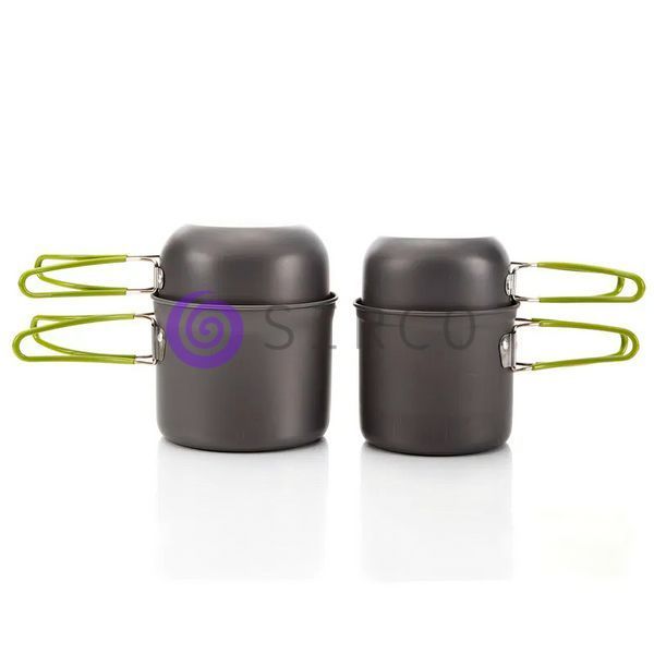 Набір алюмінієвого посуду для пікніка Cooking Set DS-201 (МА76) 02k03p035 фото