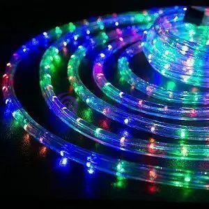 Новорічна вулична гірлянда Xmas Rope Light Дюралайт шланг Мульті (100 метрів) 12k01p008 фото