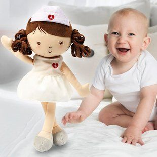 Дитяча м'яка іграшка Babyono "Медсестра Грейс" (1417) (SB) 03k17p374 фото