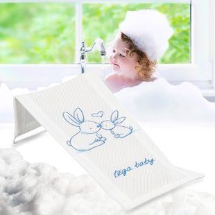 Безпечна підставка для Купання Дитини "Зайчики" (Білий) TegaBaby/KR-026-103/SB 03k20p090 фото
