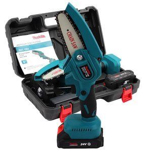 Акумуляторна ланцюгова пила Makita DUC150Z, 4500 об/хв (24V, 5AH) зручна конструкція, захисна кришка, у кейсі 09k08p021 фото