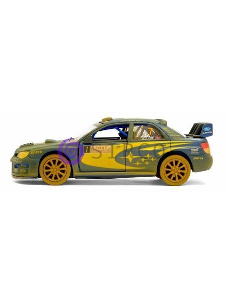 Дитяча іграшка інерційна металева машинка Subaru Impreza WRC 2007 KT 5328 WY (IGR24) 03k10p054 фото