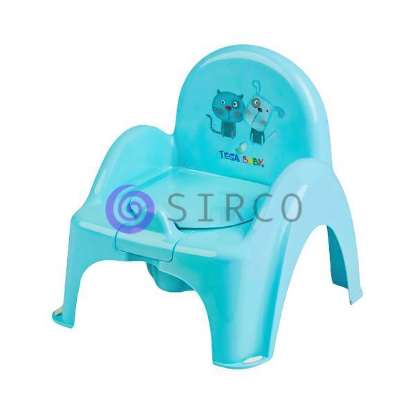 Горщик музичний &ndash; стільчик "Кіт і пес" (Блакитний) TegaBaby/PO-063-101/SB 03k20p065 фото