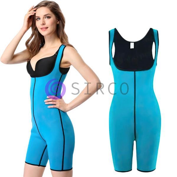 Утягивающий Костюм Body Shaper для похудения Голубой р XL 07k01p067v3 фото