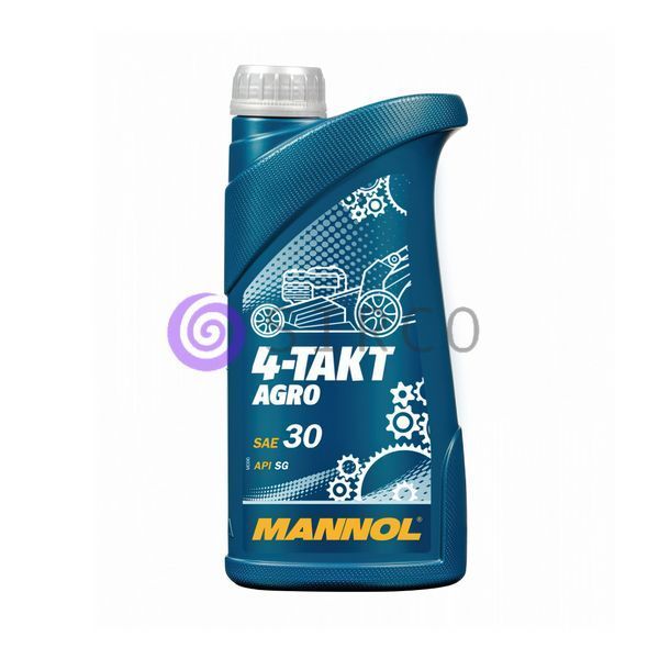 Моторна олива Mannol 4-Таkt Agro для бензинових генераторів SAE 30 SG 1 л 04k08p002 фото