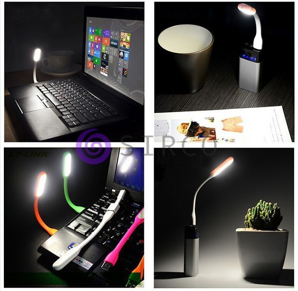 Портативний гнучкий usb світильник USB Led Light (з трьома лампочками) 01k09p181v9 фото