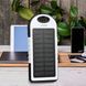 Power Bank 5000 mAh із сонячною батареєю (бiлий) (H-11) 11k12p007v1 фото 1