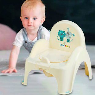 Горшок музыкальный &ndash; стульчик "Кот и пес" (Голубой) TegaBaby/PO-063-101/SB 03k20p064 фото