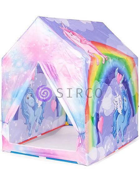 Детская игровая палатка домик на завязках MR 0640-1 95 - 72 - 102см "Единорог" 03k16p110 фото