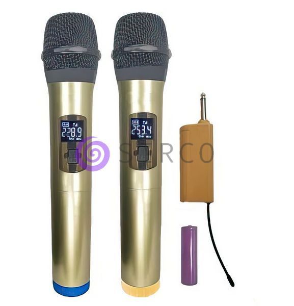 Набор беспроводных блютуз караоке-микрофонов Shure SM-820A (ЖЯ) 11k11p055 фото