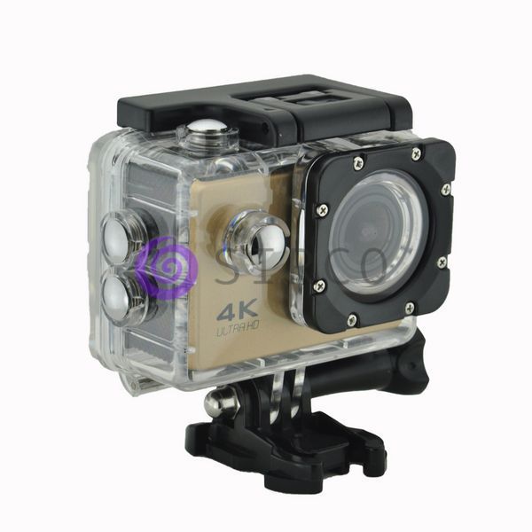 Универсальная водонепроницаемая экшн 4К камера для подводной съемки Action Camera V3R WiFi с креплением в комплекте 11k05p035 фото