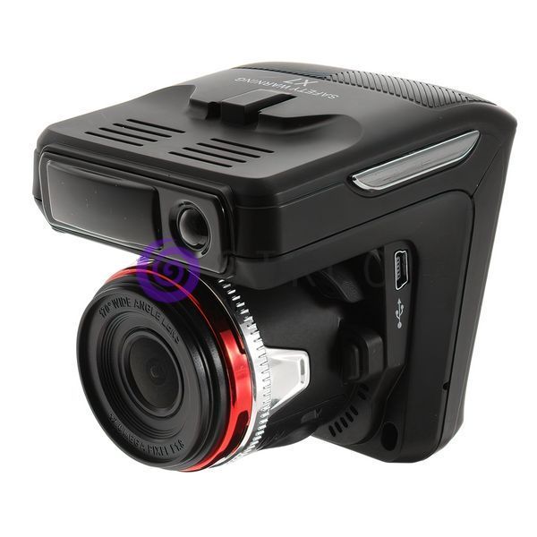 Автомобильный видеорегистратор с антирадаром HD 720P DVR X7 (205) 04k05p025 фото