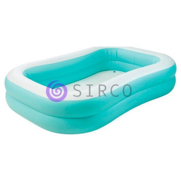 Детский надувной бассейн Intex 57181 229х147х46см 519 л Бирюзовый 02k12p097v2 фото