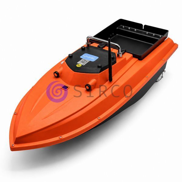 Прикормочний кораблик D80 з GPS 99 точок 1 бункер 3 кг швидкість до 30 км/год 38000 мАч, Помаранчевий (SF) 02k04p602v1 фото