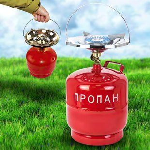 Балон газовий з пальником 8 л Червоний 14k01p005v2 фото