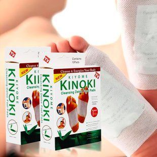 Лечебный токсиновыводящий пластырь Kinoki для очищения организма на стопы (509) 06k05p042 фото