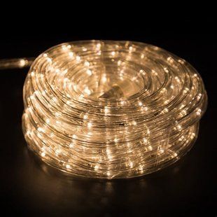 Новогодняя уличная гирлянда Xmas Rope Light Дюралайт шланг Теплый (100 метров) 12k01p008v2 фото