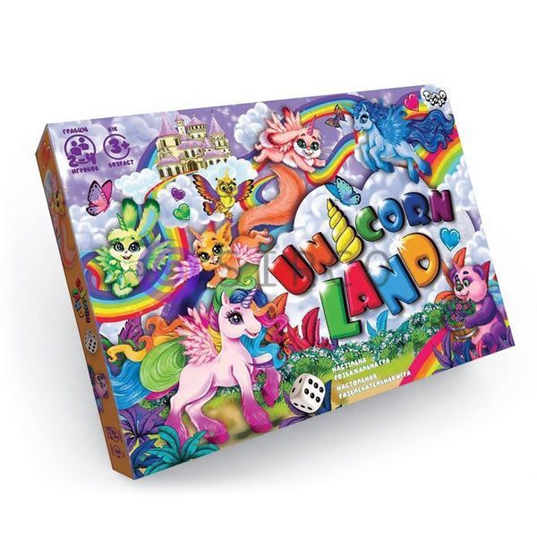 Детская настольная развивающая игра "Unicorn Land" (IGR24) 03k02p021 фото
