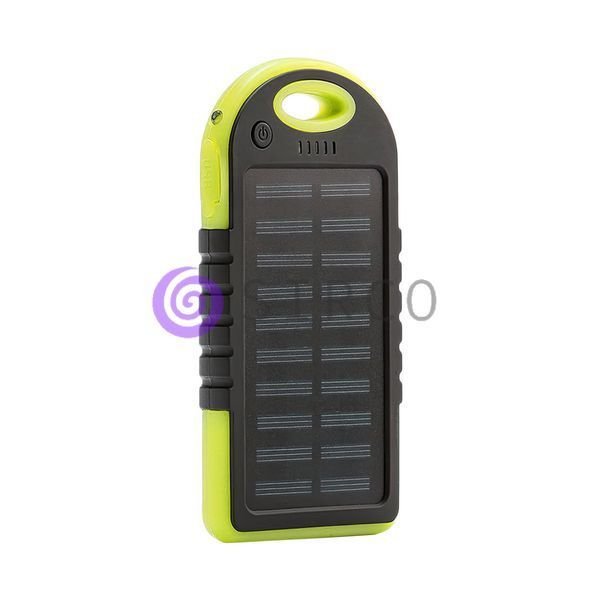 УМБ Power Bank ViaKing DDES500 с солнечной панелью и LED-фонарь 5 000 mAh Желтый/H-11 11k12p007v2 фото