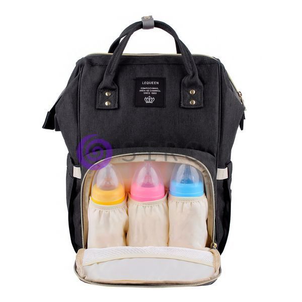 Сумка-рюкзак мультифункціональний органайзер для мами Mummy Bag Чорна 03k17p004v2 фото