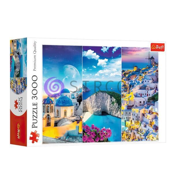 Пазлы для всей семьи (3000 элем.) 33073 "Каникулы в Греции" Trefl (SB) 03k19p310 фото