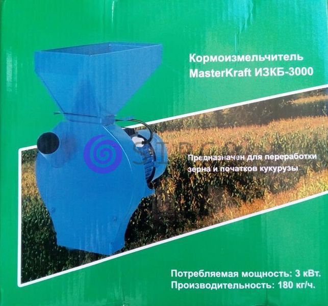 Зернодробилка MASTER KRAFT IZKB-3000 Синій (Гарантія 12 місяців) 09k03p007v2 фото