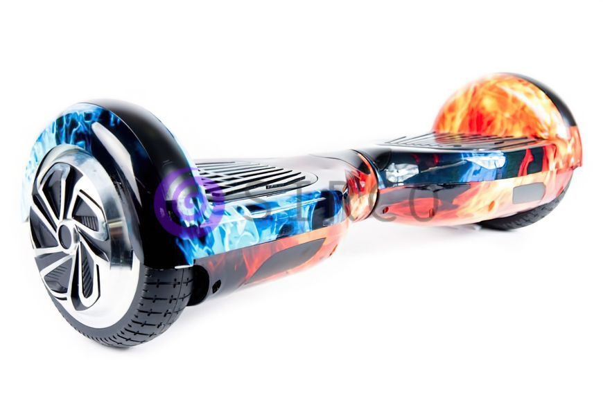 Електро гіроборд-самобаланс з LED підсвічуванням коліс 6.5" EL-1 "Вогонь та лід" (237) 13k05p006 фото