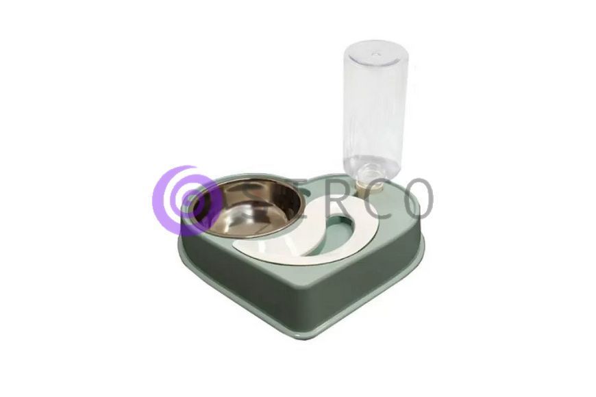 Кормушка 2в1 миска с автоматической поилкой для собак и кошек Dog Cat Bowl (509) 05k05p034 фото