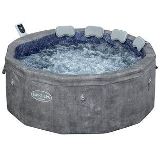 Надувне джакузі-СПА аеромасаж 6 місць Lay-Z-Spa Carrara Bestway 6001V, 170 х 65 см 850 л 02k12p300v6 фото