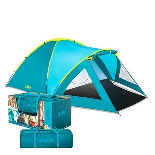 Туристическая трехместная палатка для кемпинга с чехлом Bestway 68090 &laquo;Active Mount 3&raquo;, 350 х 240 х 130 см (LM) 02k02p109 фото
