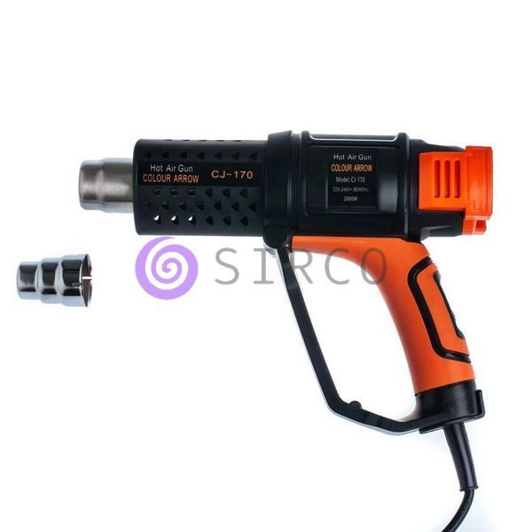 Професійний технічний фен (термофен) CJ-170/1866 220/240V 2000W (JS) 04k02p440 фото